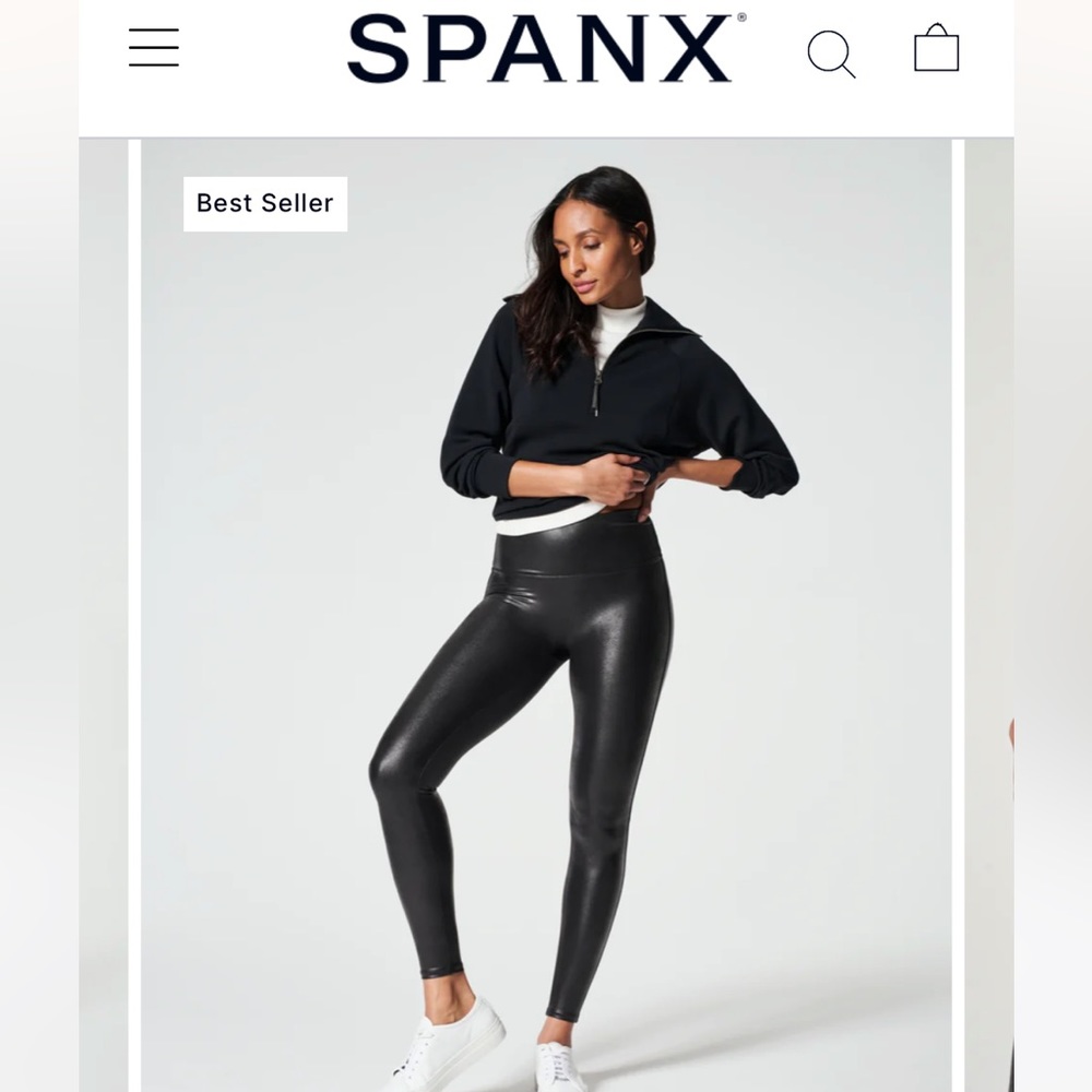 SPANX Faux leather leggings